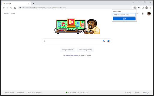 Hostname Replacer  from Chrome web store to be run with OffiDocs Chromium online