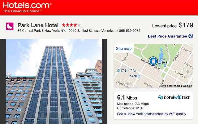 Тест Wi-Fi у готелі з веб-магазину Chrome, який можна запустити за допомогою OffiDocs Chromium онлайн