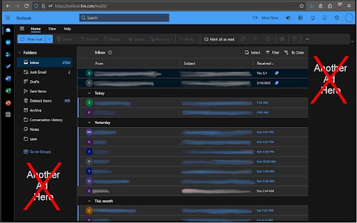 HotmailFix  from Chrome web store to be run with OffiDocs Chromium online