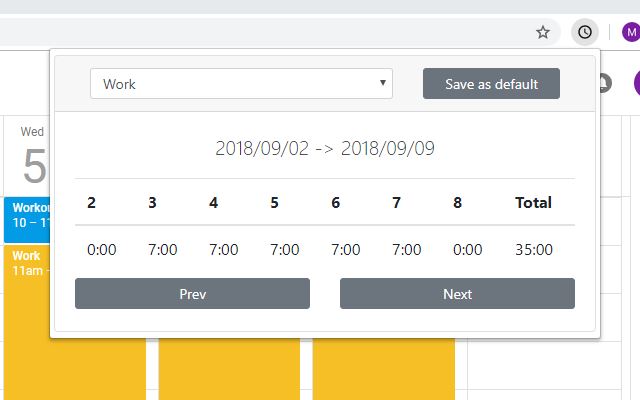 Urencalculator uit de Chrome-webwinkel om online met OffiDocs Chromium te gebruiken