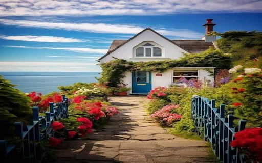 House Beach house wallpaper  from Chrome web store to be run with OffiDocs Chromium online