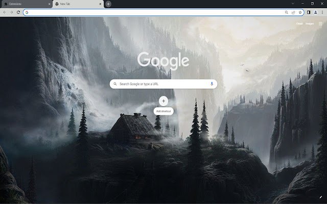 House between the black and gray mountains  from Chrome web store to be run with OffiDocs Chromium online