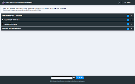 How to Humanize Promotional AI Content FAST  from Chrome web store to be run with OffiDocs Chromium online