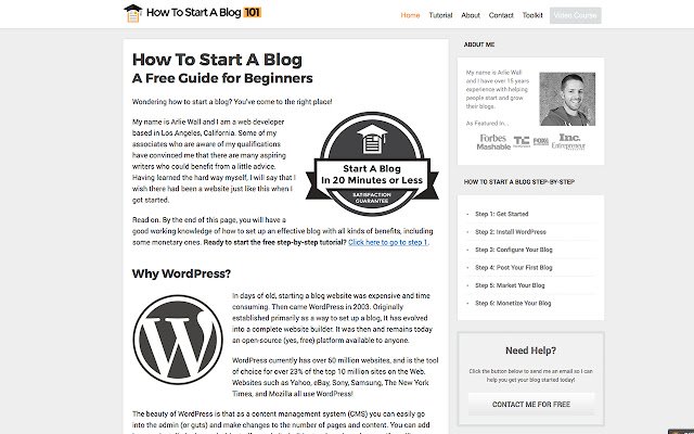 How To Start A Blog 101 from Chrome web store to be run with OffiDocs Chromium online How To Start A Blog 101 from Chrome web store to be run with OffiDocs Chromium online