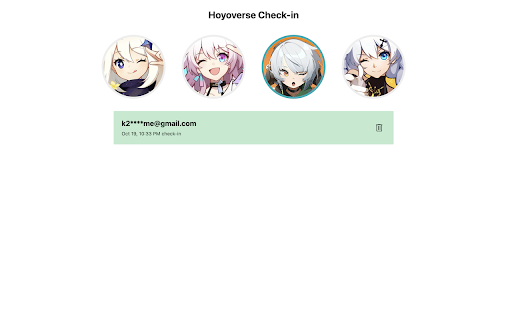 Hoyoverse Check in from Chrome web store to be run with OffiDocs Chromium online Hoyoverse Check in from Chrome web store to be run with OffiDocs Chromium online