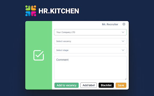 HR.KITCHEN  from Chrome web store to be run with OffiDocs Chromium online