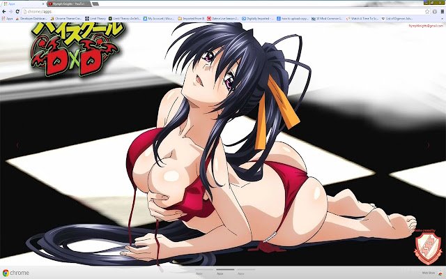 HS.DxD Akeno theme 01 1600x900 da Chrome Web Store para ser executado com OffiDocs Chromium online