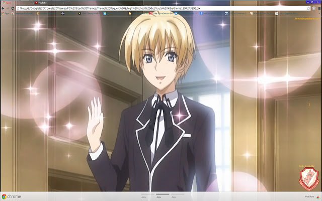 HS.DxD Yuuto theme 01 1920x1080  from Chrome web store to be run with OffiDocs Chromium online