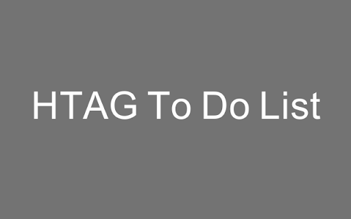 HTAG To Do List  from Chrome web store to be run with OffiDocs Chromium online