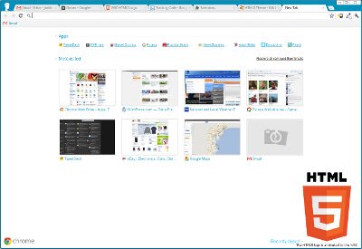 Chủ đề HTML5 từ cửa hàng Chrome trực tuyến sẽ được chạy với OffiDocs Chromium trực tuyến