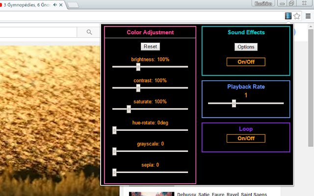 OffiDocs Chromium オンラインで実行される Chrome Web ストアの HTML5 Video Tag Enhancer