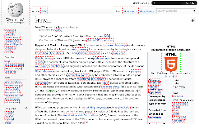 بحث HTML من متجر Chrome الإلكتروني ليتم تشغيله باستخدام OffiDocs Chromium عبر الإنترنت