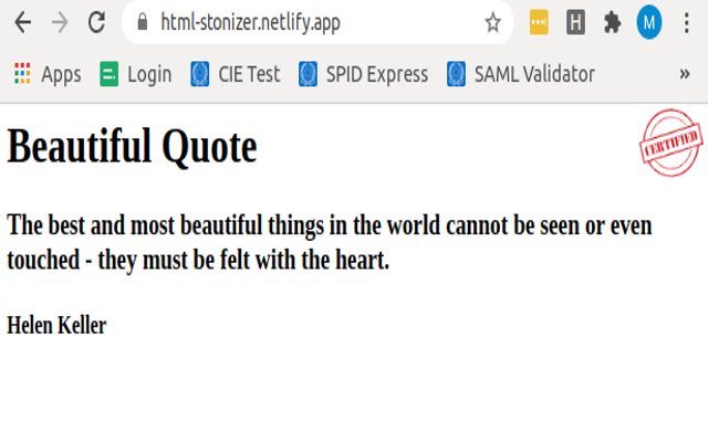 Html Stonizer  from Chrome web store to be run with OffiDocs Chromium online