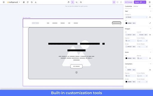 HTML to Figma: Convert Websites into Designs  Wireframes by Wireframeit  from Chrome web store to be run with OffiDocs Chromium online