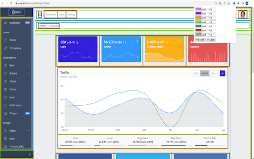 HTML VISUALIZATION  from Chrome web store to be run with OffiDocs Chromium online