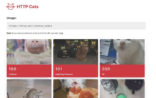 Chrome 웹 스토어의 http cats가 OffiDocs Chromium 온라인과 함께 실행됩니다.