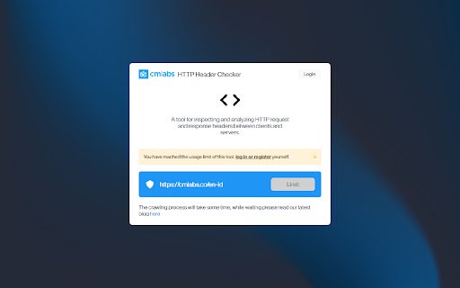 HTTP Header Checker cmlabs SEO Tools from Chrome web store to be run with OffiDocs Chromium online HTTP Header Checker cmlabs SEO Tools from Chrome web store to be run with OffiDocs Chromium online
