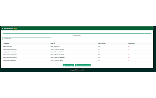 HTTPScanr  from Chrome web store to be run with OffiDocs Chromium online