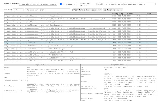 HTTP TRACKER از فروشگاه وب Chrome برای اجرا با OffiDocs Chromium به صورت آنلاین