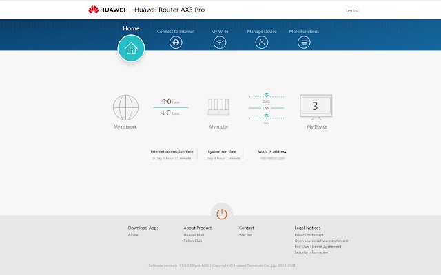 Huawei Router AX3 Pro dari toko web Chrome untuk dijalankan dengan OffiDocs Chromium online