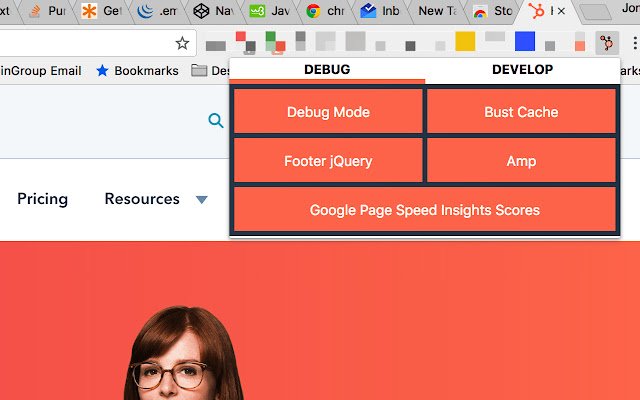 HubSpot Developer Extension  from Chrome web store to be run with OffiDocs Chromium online