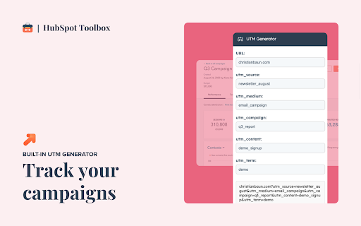 HubSpot Toolbox – Smarter HubSpot tools, right in your browser  from Chrome web store to be run with OffiDocs Chromium online