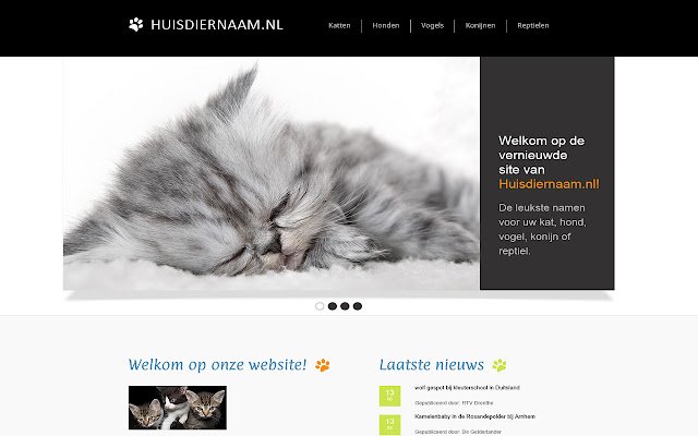 Huisdiernaam.nl De leukste huisdiernamen  from Chrome web store to be run with OffiDocs Chromium online Huisdiernaam.nl De leukste huisdiernamen  from Chrome web store to be run with OffiDocs Chromium online