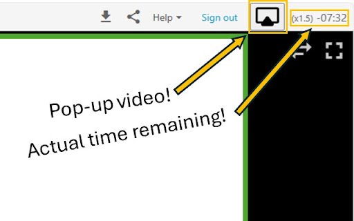 HUJI Panopto Tools  from Chrome web store to be run with OffiDocs Chromium online