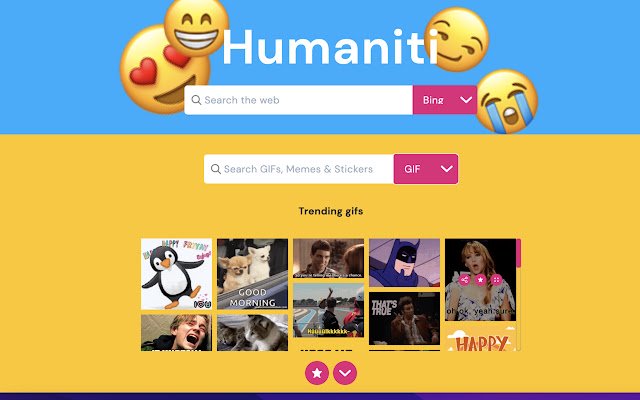 Chrome ウェブストアの Humaniti が OffiDocs Chromium online で実行される