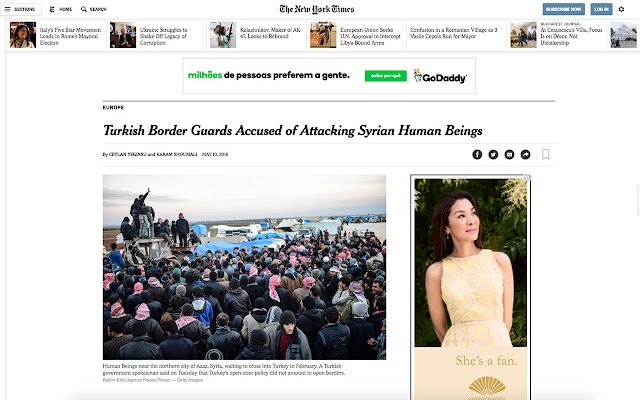 „Menschen statt Flüchtlinge“ aus dem Chrome-Webshop, der mit OffiDocs Chromium online betrieben werden soll