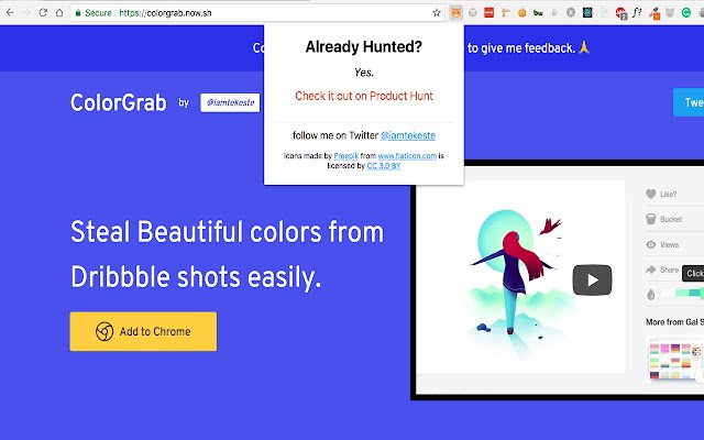 Hunted або Nah із веб-магазину Chrome для запуску за допомогою OffiDocs Chromium онлайн