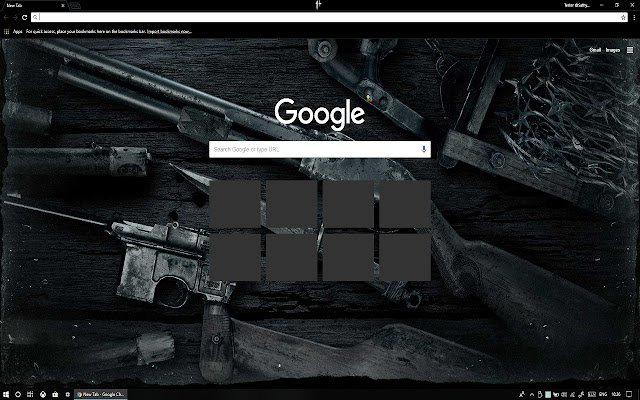 Hunt Showdown Weapons Theme 1 Chrome ওয়েব স্টোর থেকে OffiDocs Chromium অনলাইনে চালানো হবে