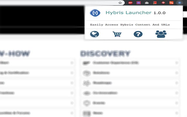 Hybris Launcher ຈາກຮ້ານເວັບ Chrome ທີ່ຈະດໍາເນີນການກັບ OffiDocs Chromium ອອນໄລນ໌