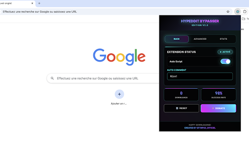 Hypeddit Bypasser 2025  from Chrome web store to be run with OffiDocs Chromium online