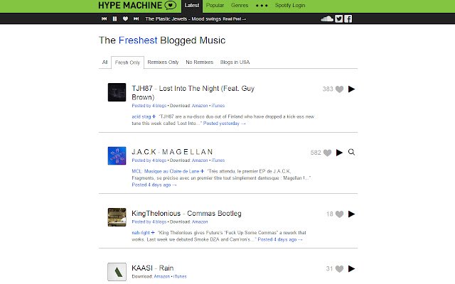 Hypem <3 Limiter  from Chrome web store to be run with OffiDocs Chromium online