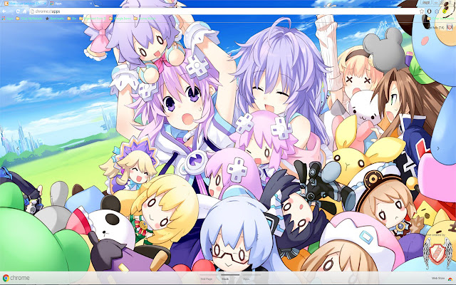 Hyperdimension Neptunia 09 1366x768 da Chrome web store da eseguire con OffiDocs Chromium online