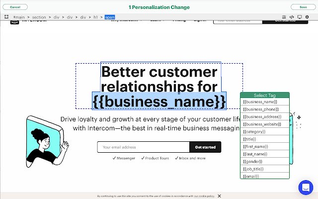 Hyperise: image  website personalization  from Chrome web store to be run with OffiDocs Chromium online