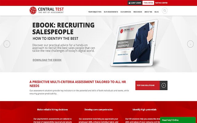 iCareer Central Test Translator uit de Chrome-webwinkel voor gebruik met OffiDocs Chromium online