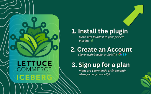 Iceberg, by Lettuce Commerce  from Chrome web store to be run with OffiDocs Chromium online