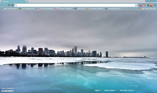 Ice city 1920x1200  from Chrome web store to be run with OffiDocs Chromium online