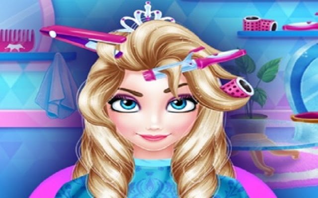 ChromeウェブストアのIce Princess Hair SalonがOffiDocs Chromiumオンラインで運営される
