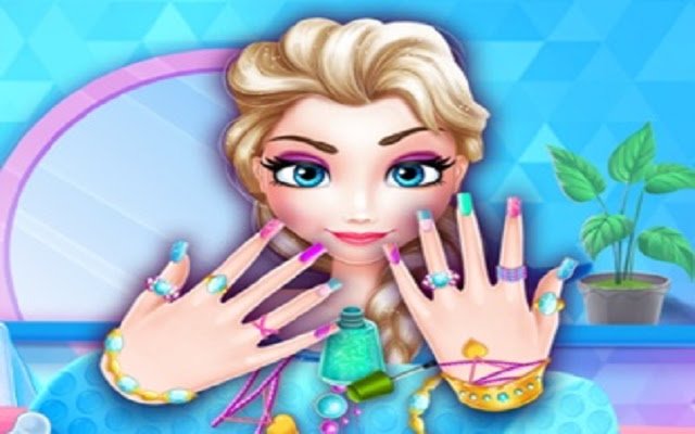 Ice Princess Nails Salon מחנות האינטרנט של Chrome שיתנהל עם OffiDocs Chromium באינטרנט