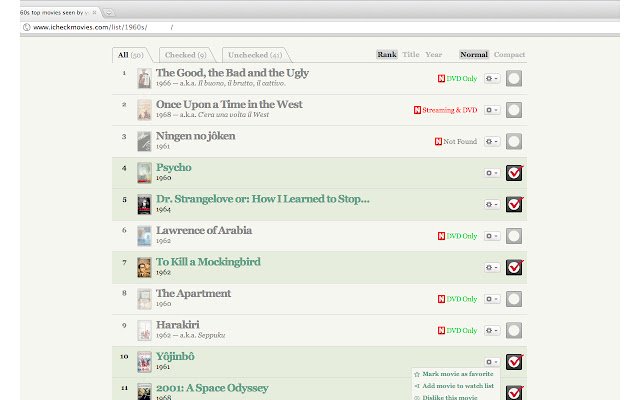 iCheckNetflixPlus  from Chrome web store to be run with OffiDocs Chromium online