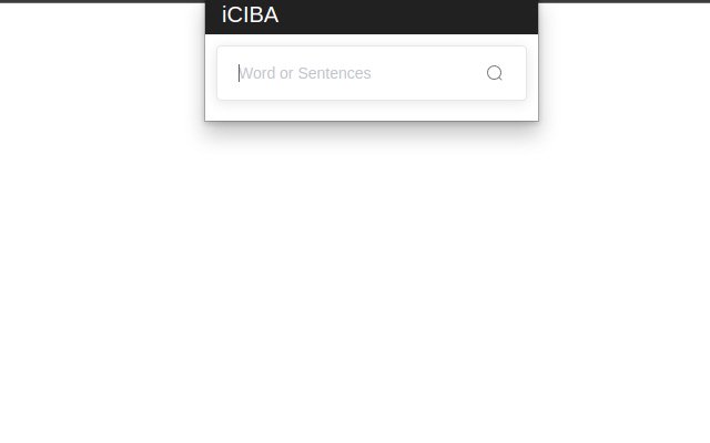 iciba  from Chrome web store to be run with OffiDocs Chromium online