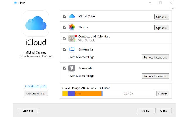 As senhas do iCloud da Chrome Web Store serão executadas com o OffiDocs Chromium online