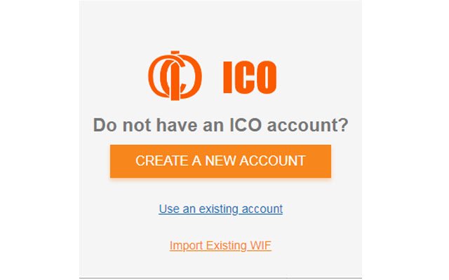 ICO COIN WALLET mula sa Chrome web store na tatakbo sa OffiDocs Chromium online
