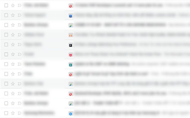 Icons for Gmail  from Chrome web store to be run with OffiDocs Chromium online