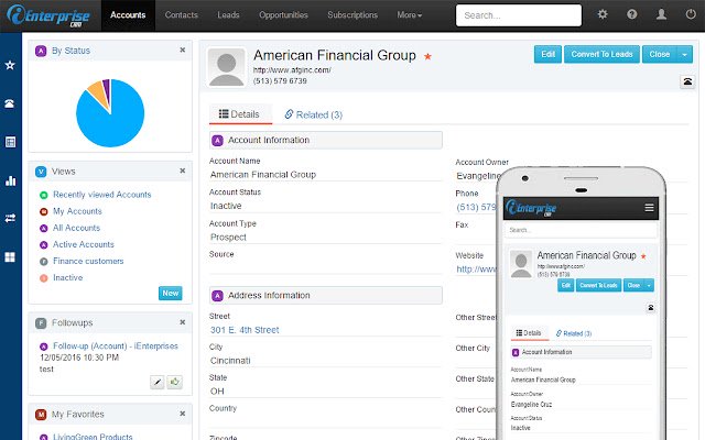 i CRM for LinkedIn  from Chrome web store to be run with OffiDocs Chromium online