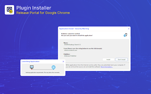 ICRON ClickOnce  from Chrome web store to be run with OffiDocs Chromium online