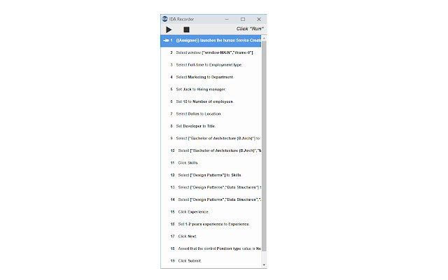 IDA  from Chrome web store to be run with OffiDocs Chromium online